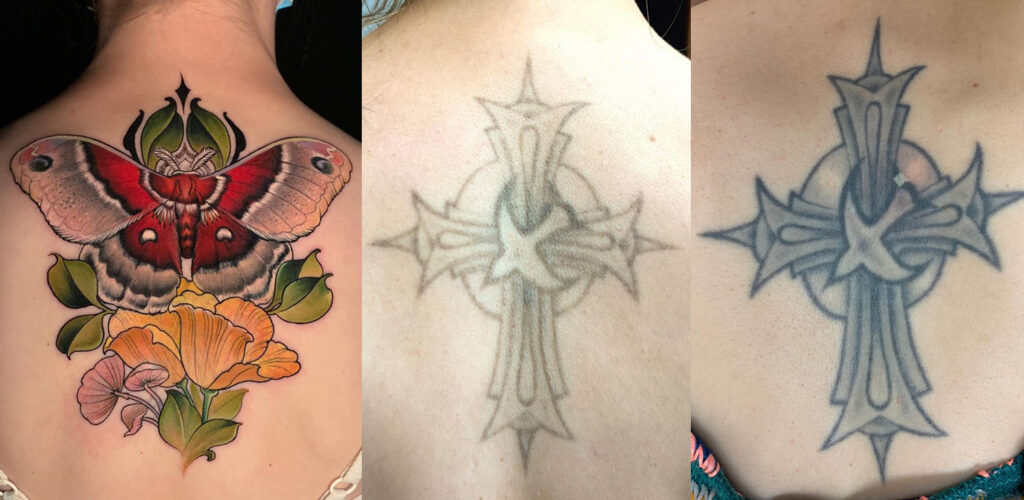 tattoo coverup by melis of black sage studio